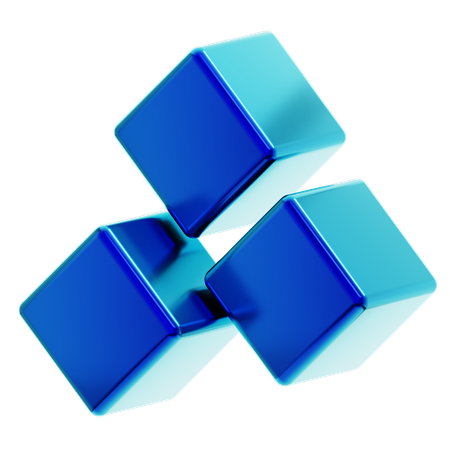 Cubos abstractos  3D Icon