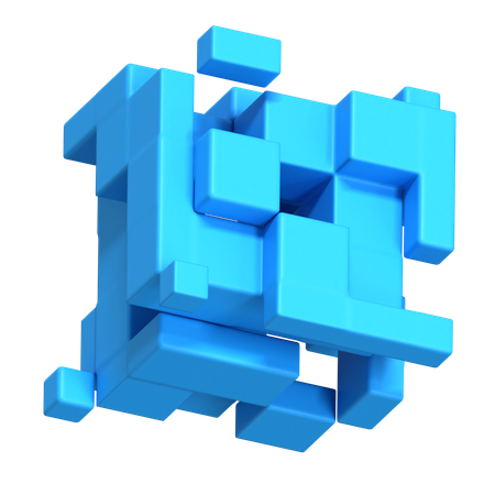 Cubos aleatorios  3D Icon