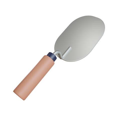 Cuchara de albañilería  3D Icon