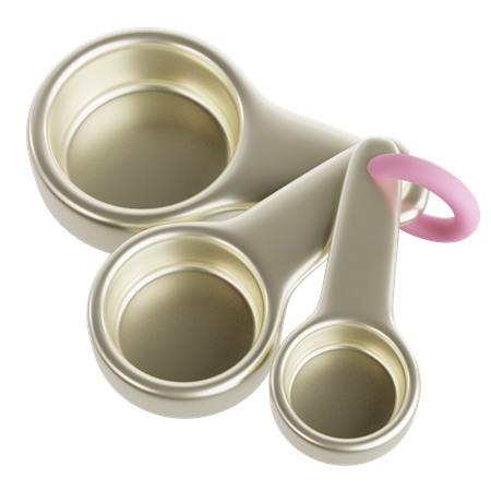 Cucharas medidoras  3D Icon