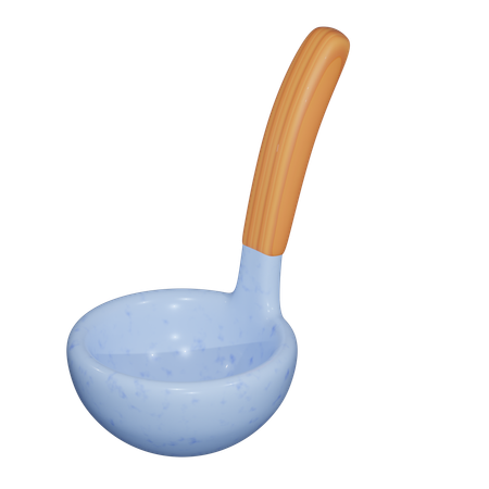 Sopa de cucharón  3D Icon