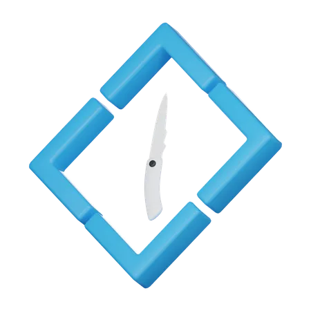 Cuchillo  3D Icon