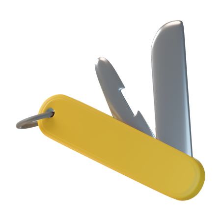 Cuchillo de camping  3D Icon