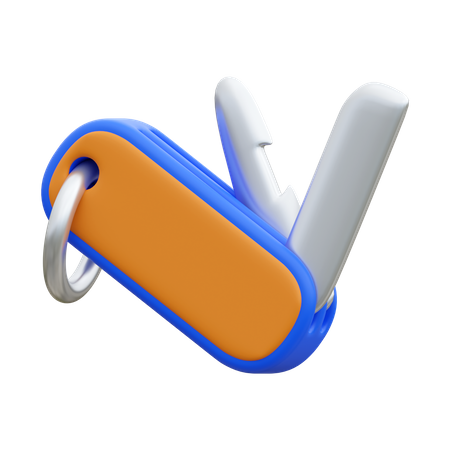 Cuchillo de camping  3D Icon