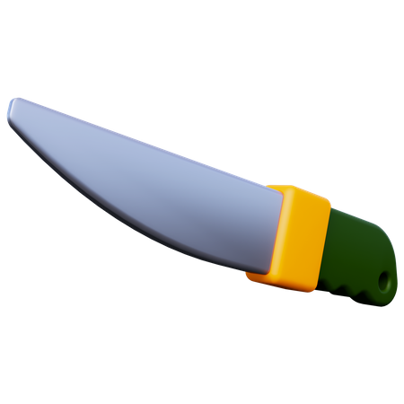 Cuchillo de camping  3D Icon