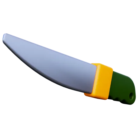 Cuchillo de camping  3D Icon