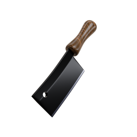 Cuchillo de carnicero  3D Icon