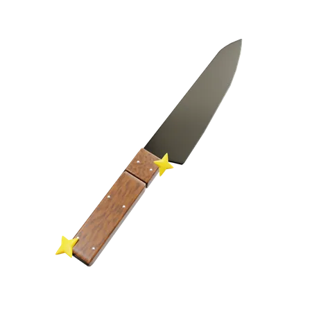 Cuchillo de cocina  3D Icon