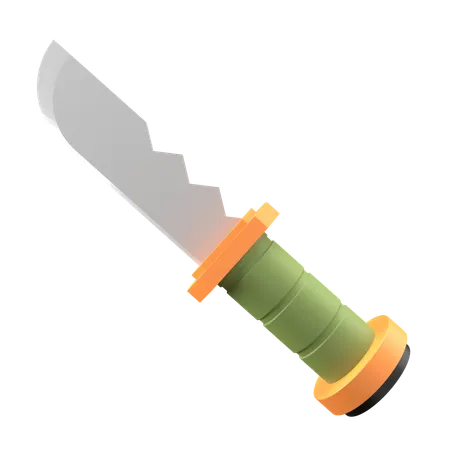 Cuchillo de combate  3D Icon