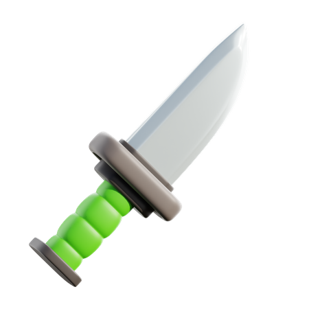 Cuchillo de combate  3D Icon