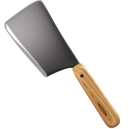 Cuchillo de carnicero  3D Icon