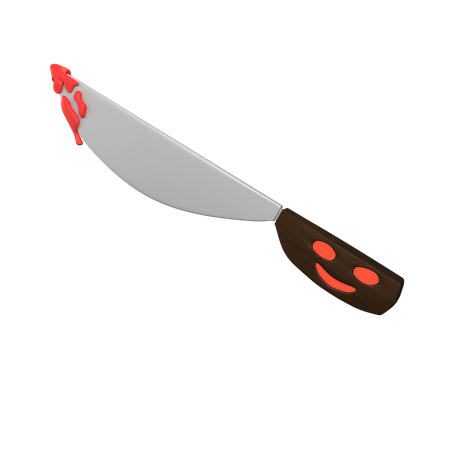 Cuchillo de muerte de halloween  3D Icon