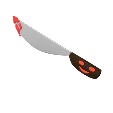 Cuchillo de muerte de halloween  3D Icon