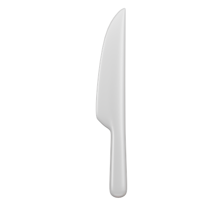 Cuchillo de plastico  3D Icon