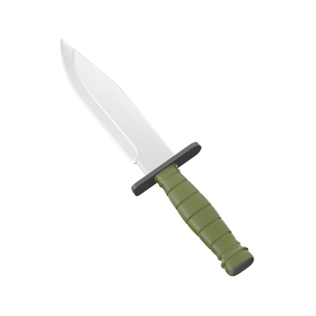 Cuchillo militar  3D Icon