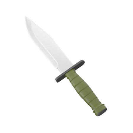 Cuchillo militar  3D Icon