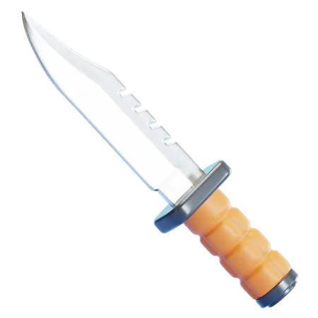 Cuchillo militar  3D Icon