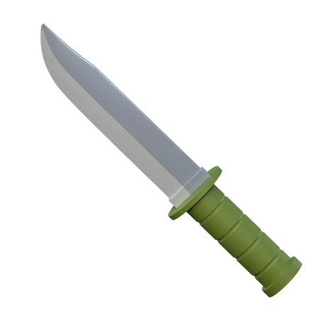 Cuchillo militar  3D Icon