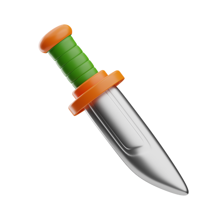 Cuchillo militar  3D Icon