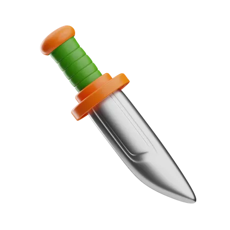 Cuchillo militar  3D Icon