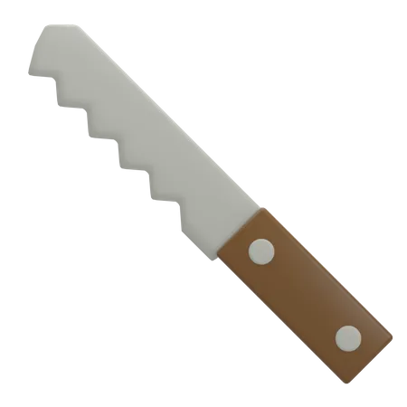 Cuchillo para el pan  3D Icon