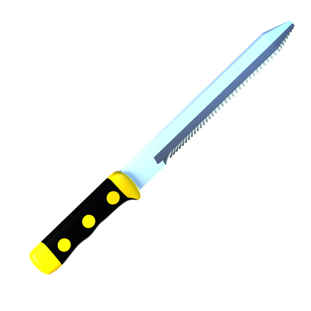 Cuchillo para el pan  3D Icon