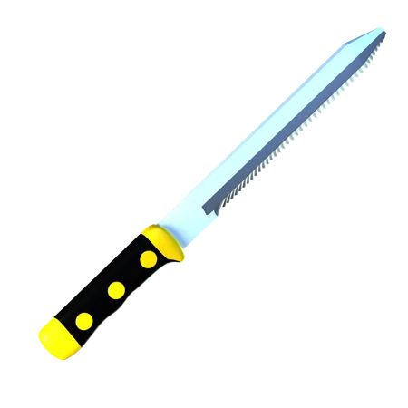 Cuchillo para el pan  3D Icon