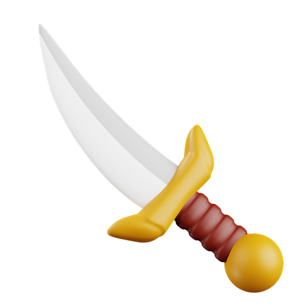 Cuchillo rebelde  3D Icon