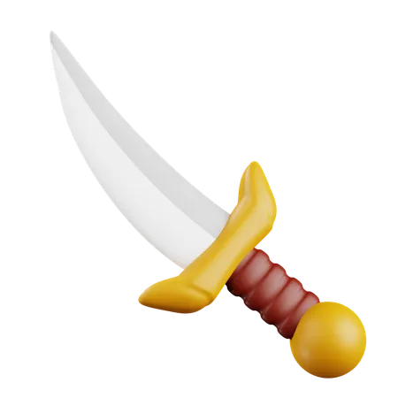 Cuchillo rebelde  3D Icon