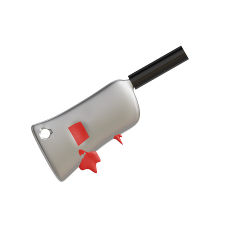 Cuchillo sangriento  3D Icon