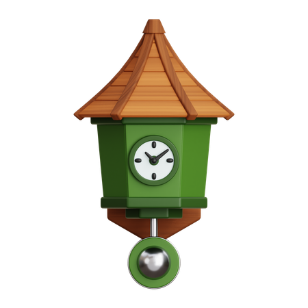 Cuckoo Clock  3D Icon