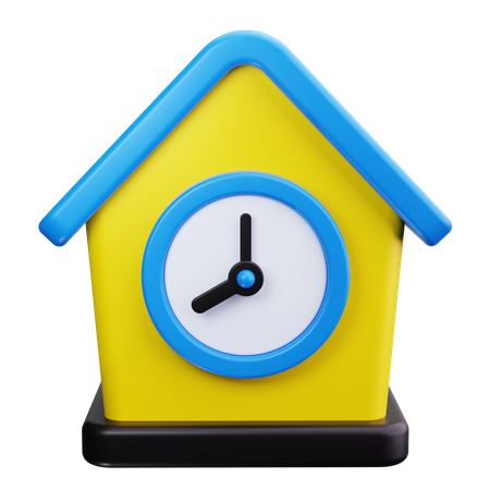 Cuckoo Clock  3D Icon