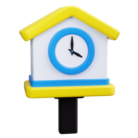 Cuckoo Clock  3D Icon