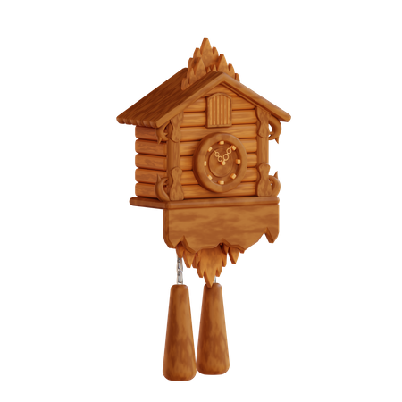 Cuckoo Clock  3D Icon