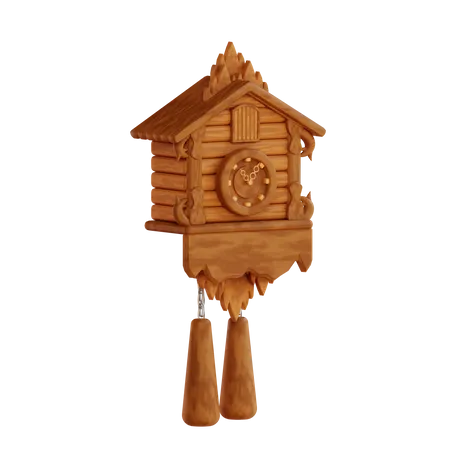 Cuckoo Clock  3D Icon