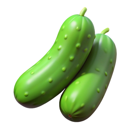 Cucumber  3D Icon