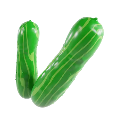 Cucumber 2  3D Icon