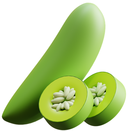 Cucumber  3D Icon