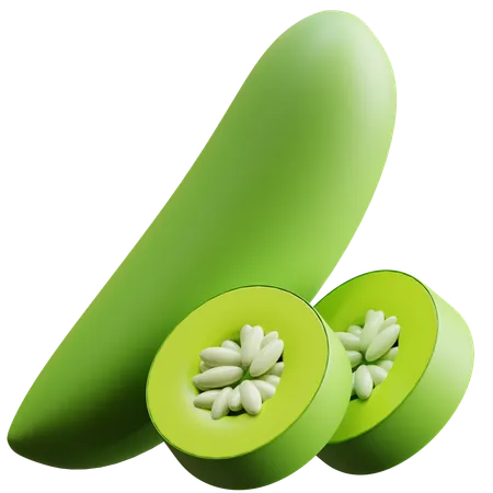 Cucumber  3D Icon