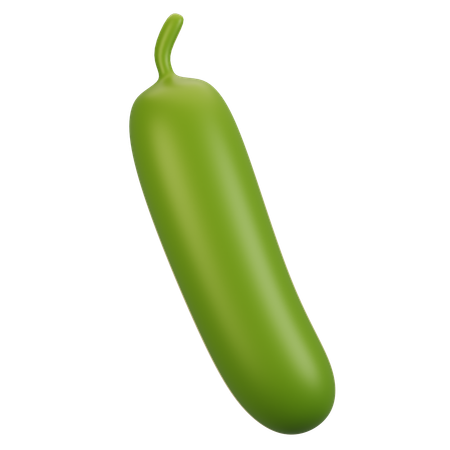 Cucumber  3D Icon