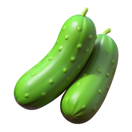 Cucumber  3D Icon