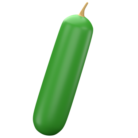 Cucumber  3D Icon