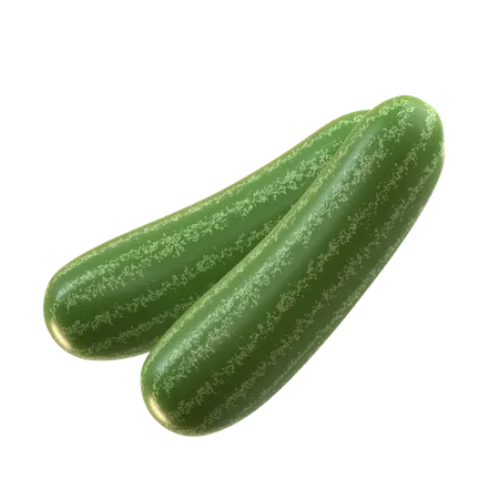 Cucumber  3D Icon