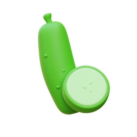 Cucumber  3D Icon