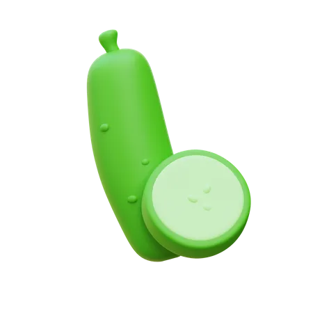 Cucumber  3D Icon