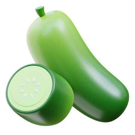 Cucumber  3D Icon