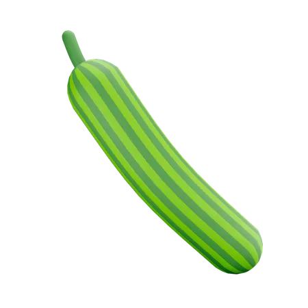 Cucumber 3D Illustration