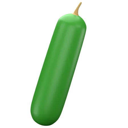 Cucumber 3D Icon
