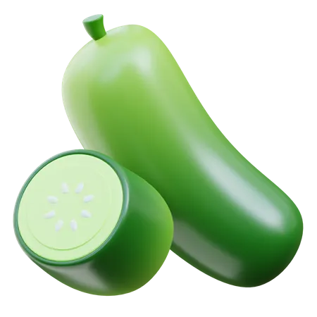 Cucumber  3D Icon