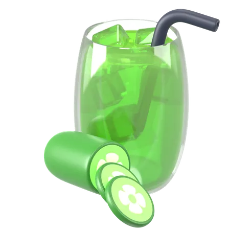 Cucumber Juice  3D Icon